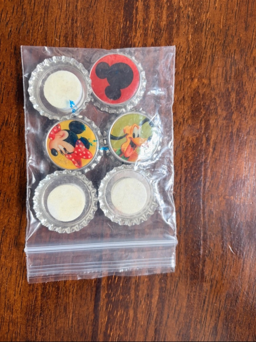 Mickey & Friends Bottle Cap Embellishment Charms